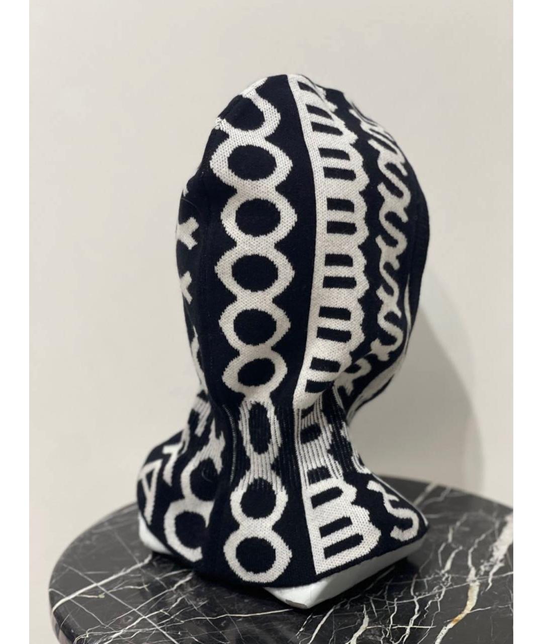 MARC JACOBS Черный шерстяной капюшон, фото 7