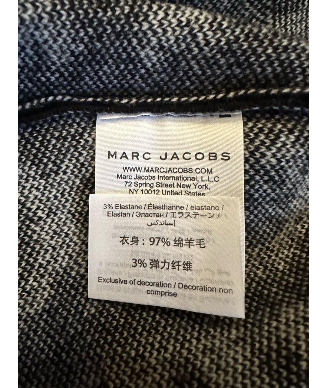 MARC JACOBS Черный шерстяной капюшон, фото 5