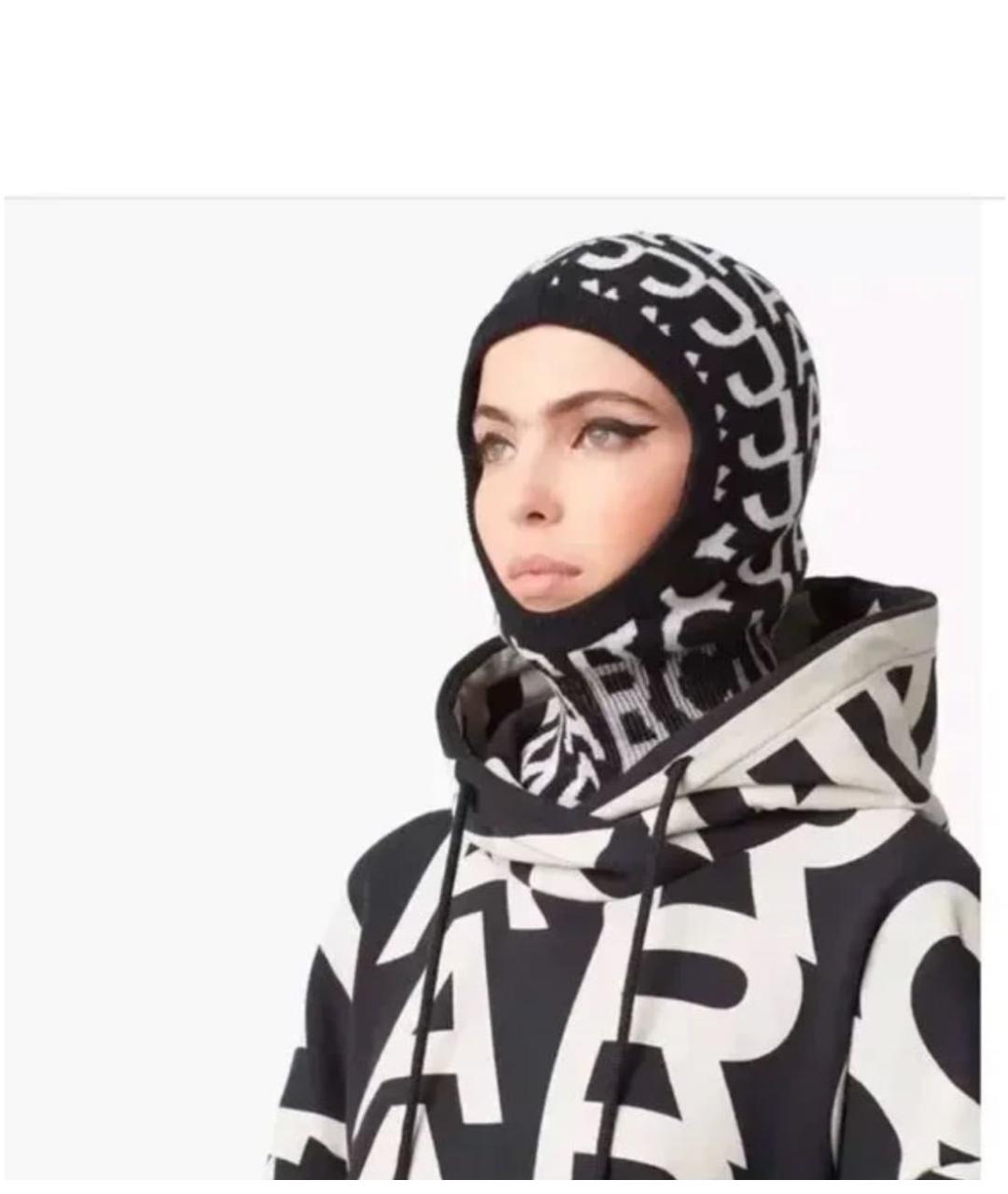 MARC JACOBS Черный шерстяной капюшон, фото 8