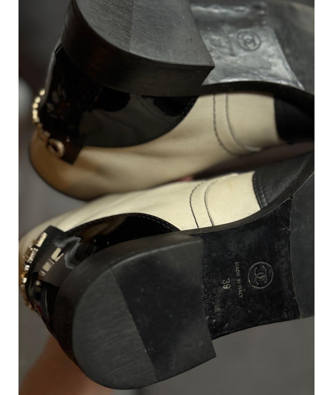 CHANEL Мульти кожаные ботинки, фото 6