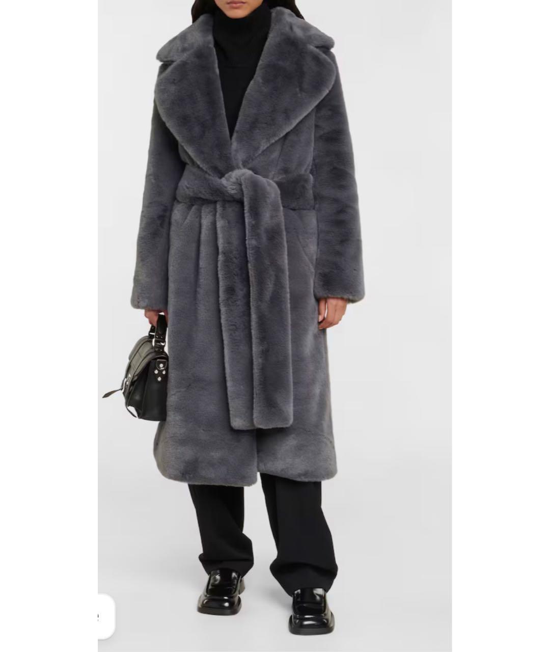 PROENZA SCHOULER Серая шуба, фото 6