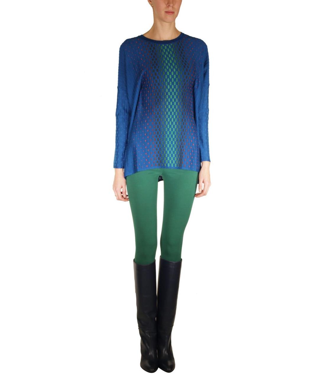 MISSONI Бирюзовый вискозный джемпер / свитер, фото 5