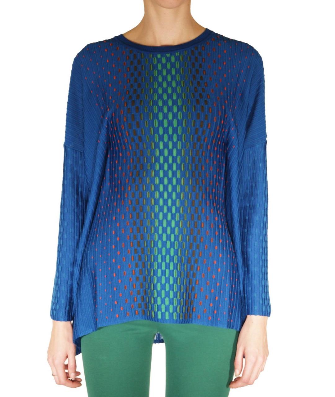 MISSONI Бирюзовый вискозный джемпер / свитер, фото 2