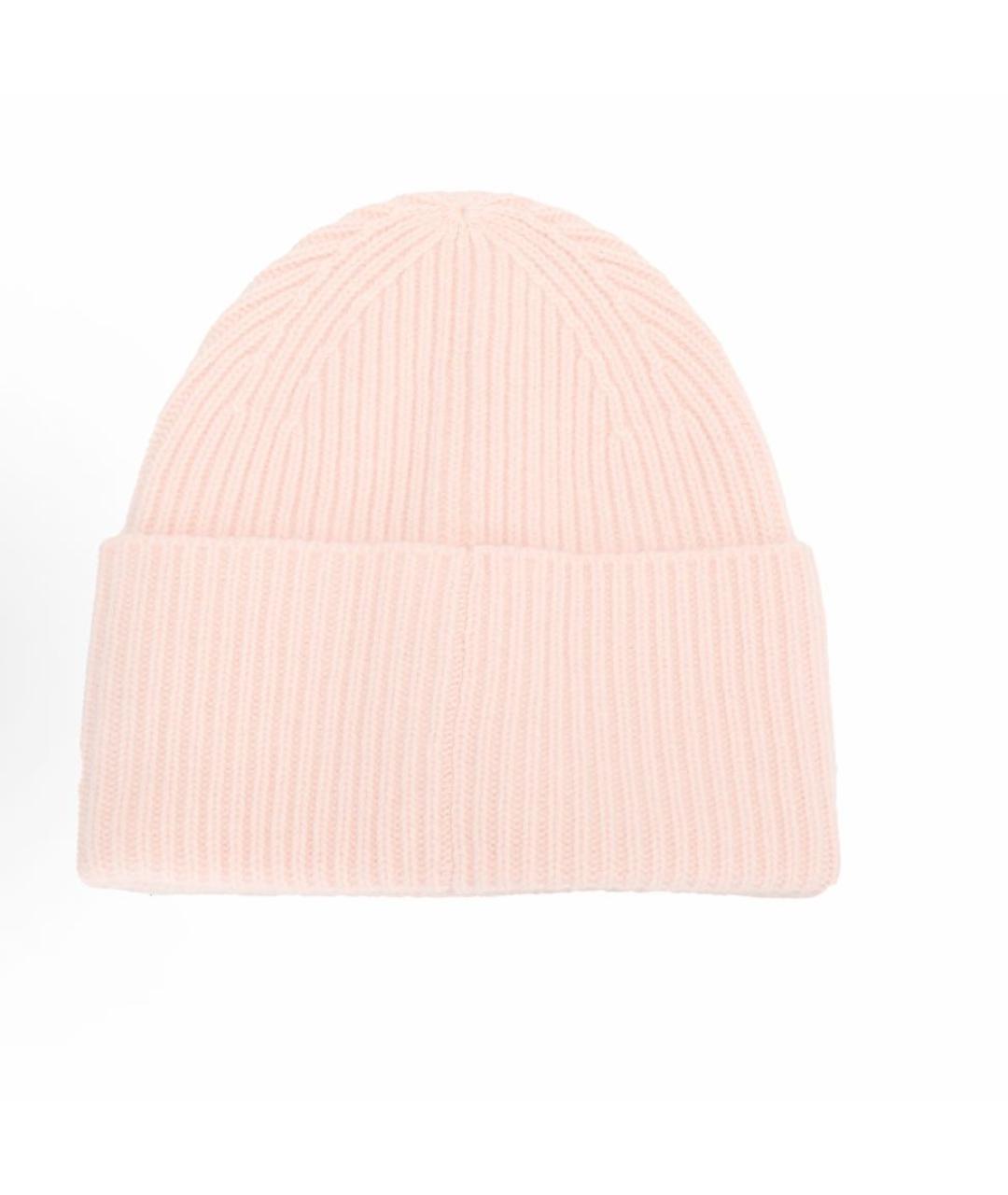 LOUIS VUITTON Розовая шерстяная шапка, фото 3