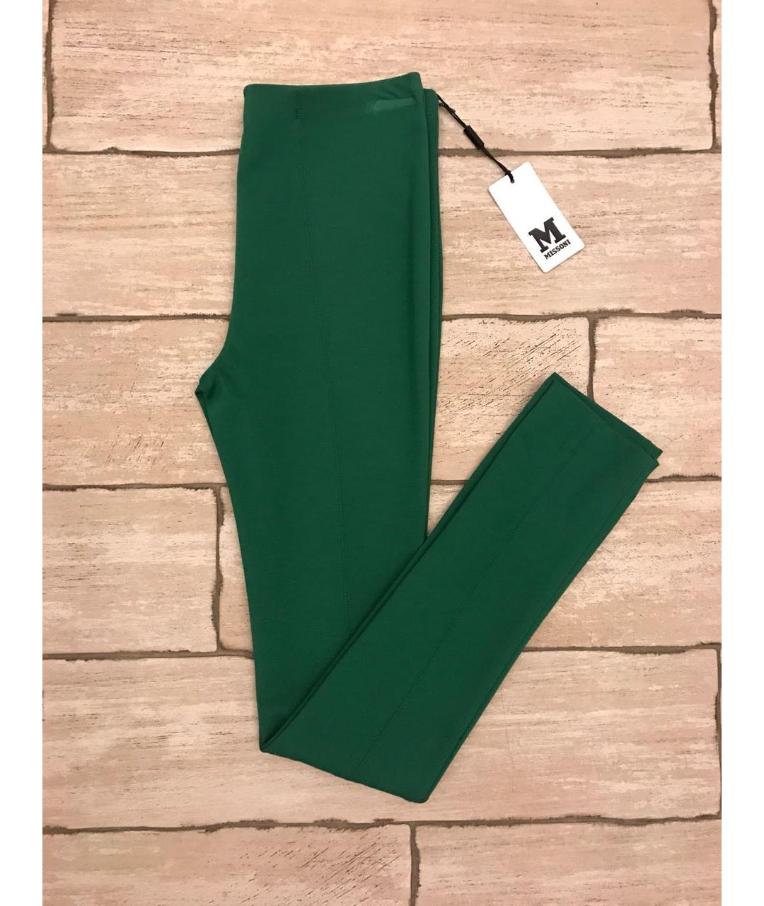 MISSONI Зеленые вискозные леггинсы и велосипедки, фото 8