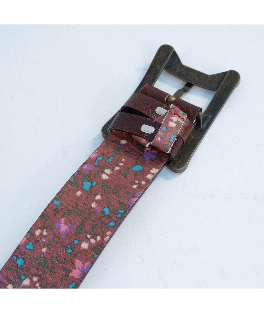 DOLCE&GABBANA Коричневый кожаный ремень, фото 4