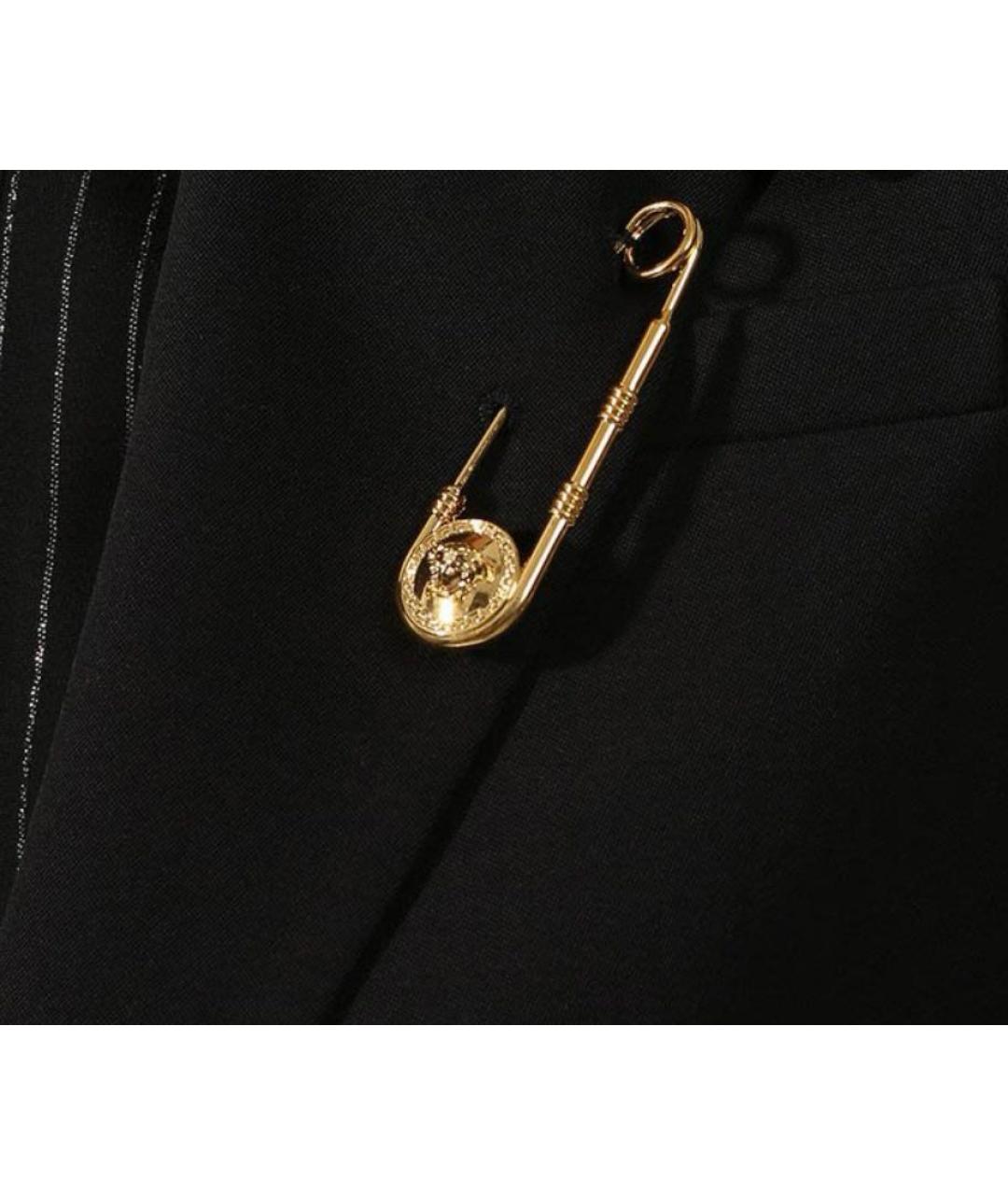 VERSACE Золотая металлическая булавка / брошь, фото 3