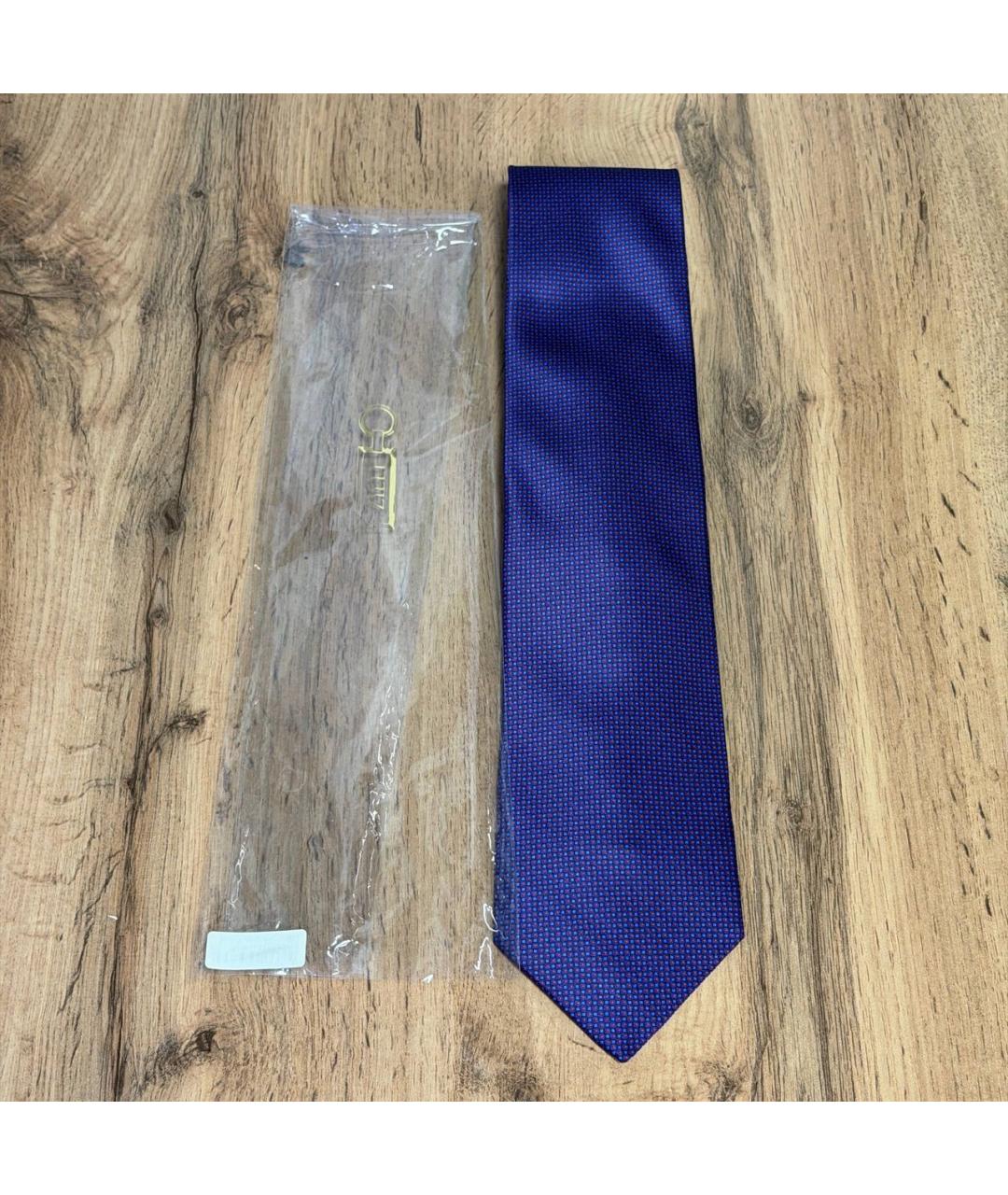 ZILLI Синий шелковый галстук, фото 5