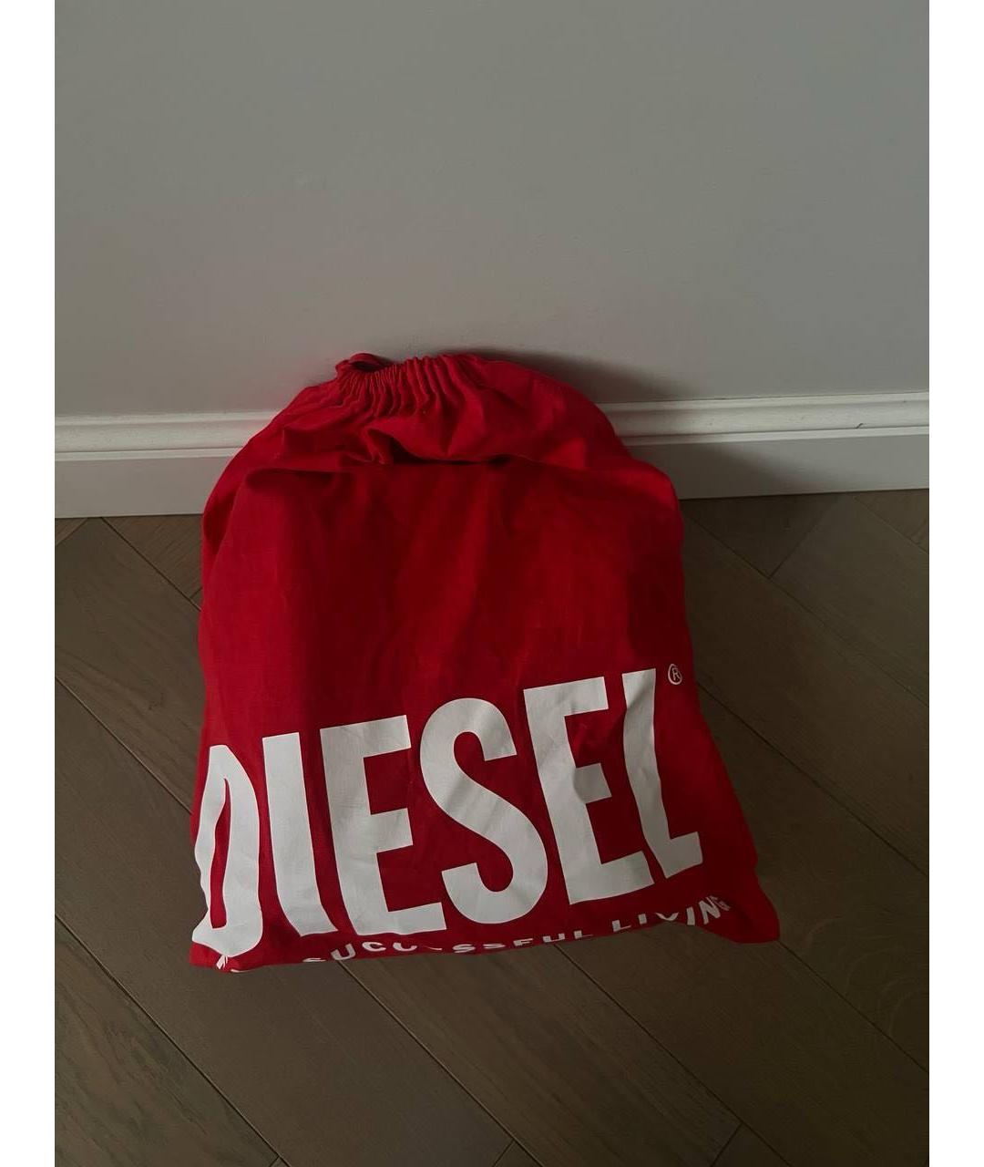 DIESEL Голубой деним рюкзак, фото 7