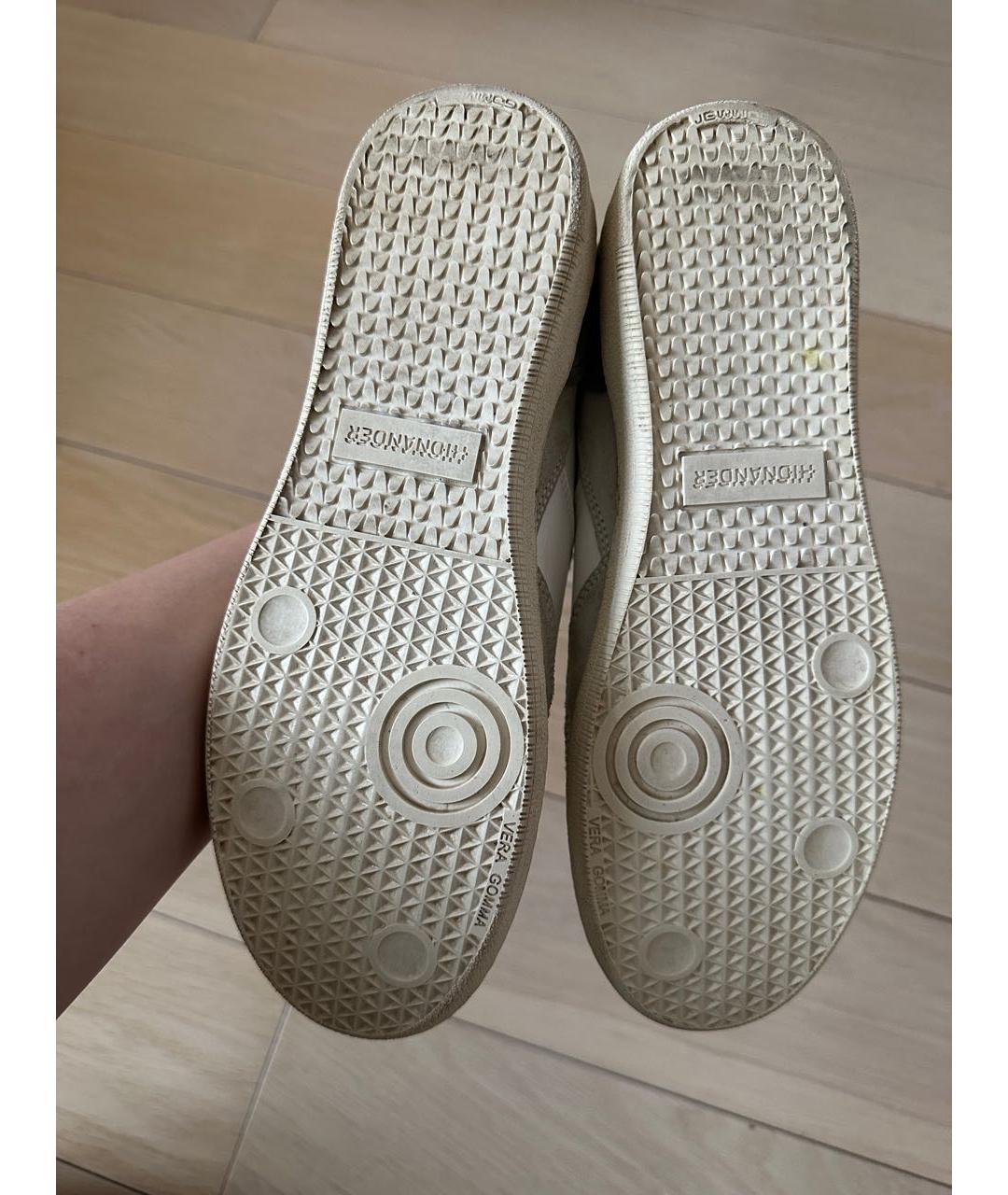 HIDNANDER Белые кожаные кеды, фото 3