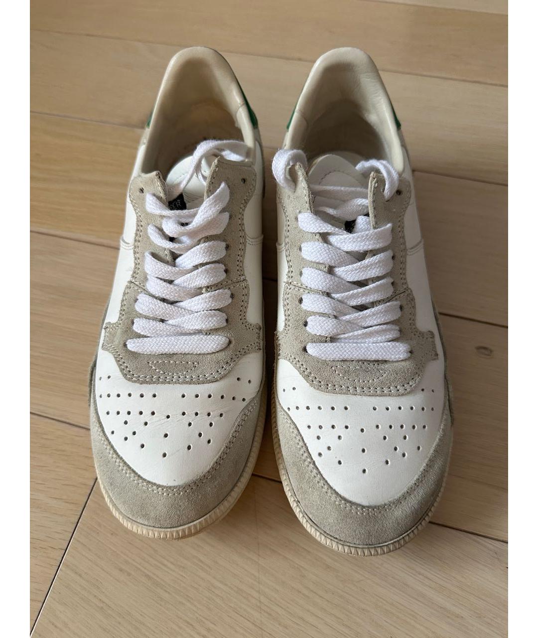 HIDNANDER Белые кожаные кеды, фото 2