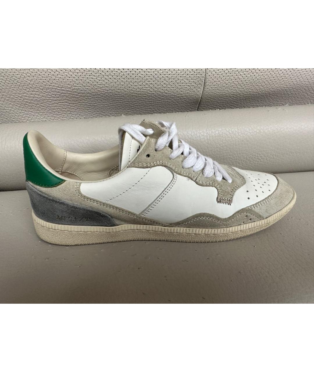 HIDNANDER Белые кожаные кеды, фото 4