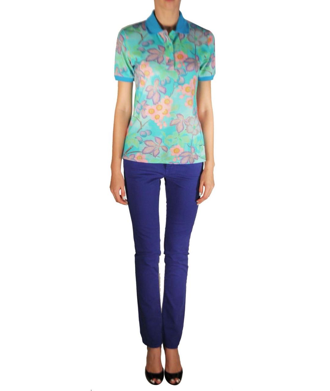 MISSONI Синие хлопко-эластановые джинсы слим, фото 7