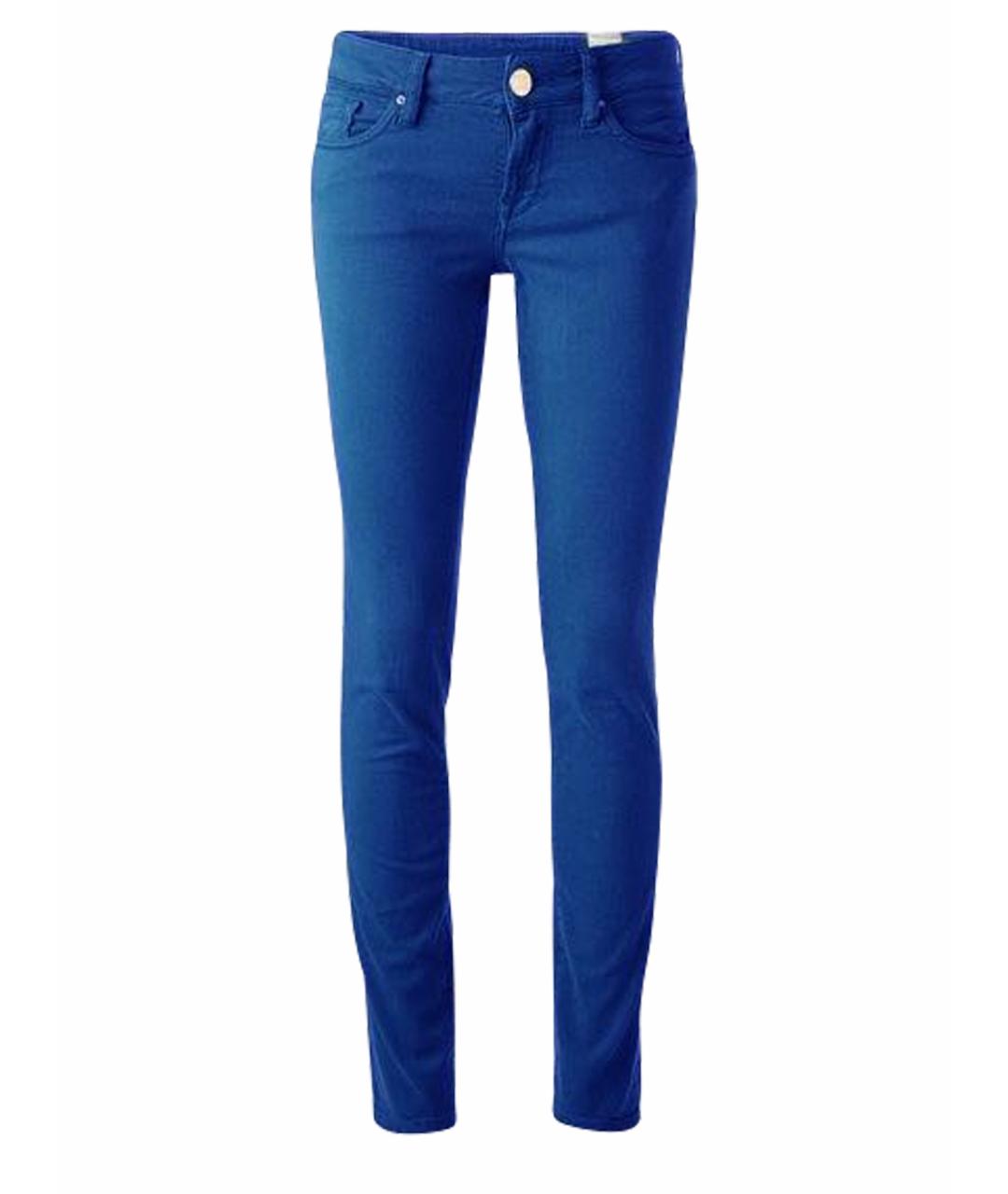 MISSONI Синие хлопко-эластановые джинсы слим, фото 1