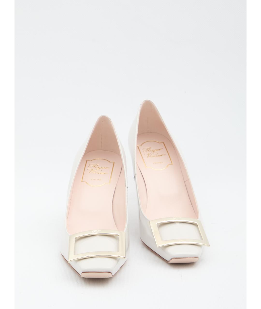 ROGER VIVIER Серые кожаные туфли, фото 5