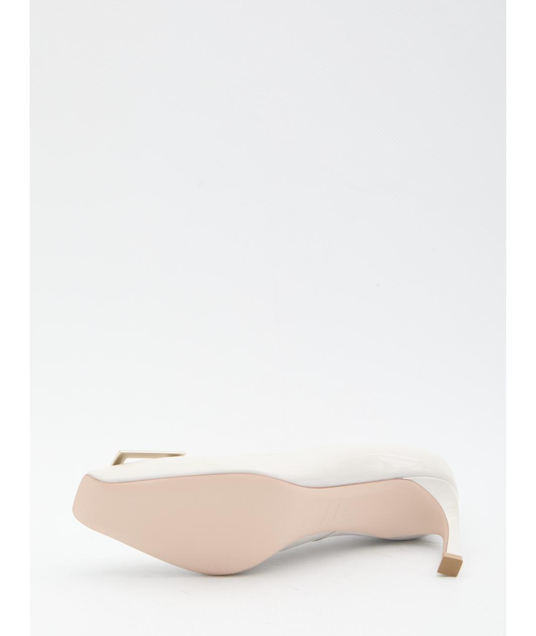 ROGER VIVIER Серые кожаные туфли, фото 4