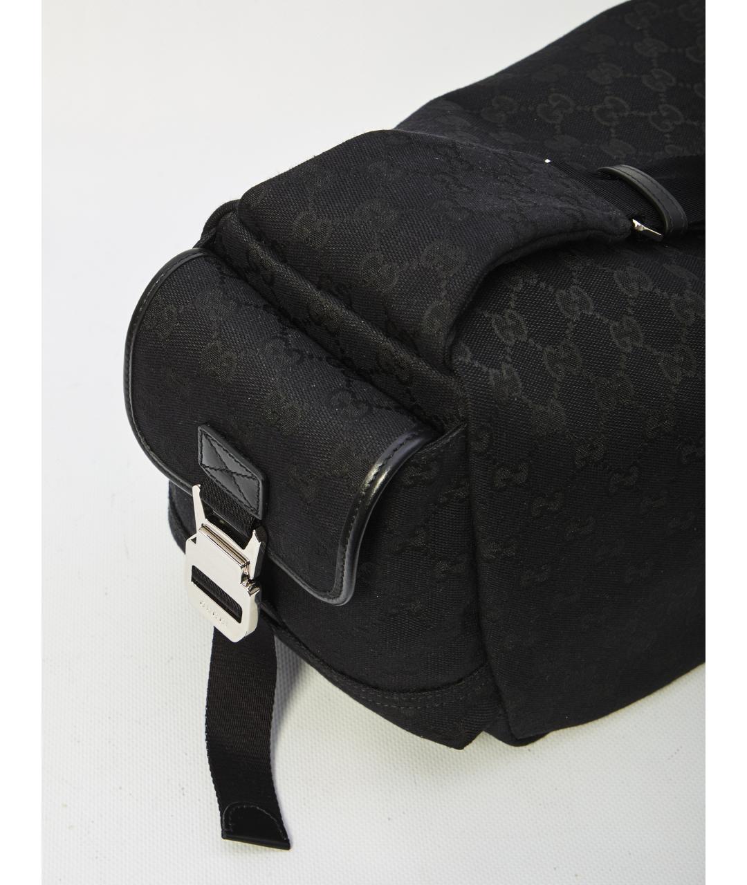 GUCCI Черная синтетическая сумка на плечо, фото 5