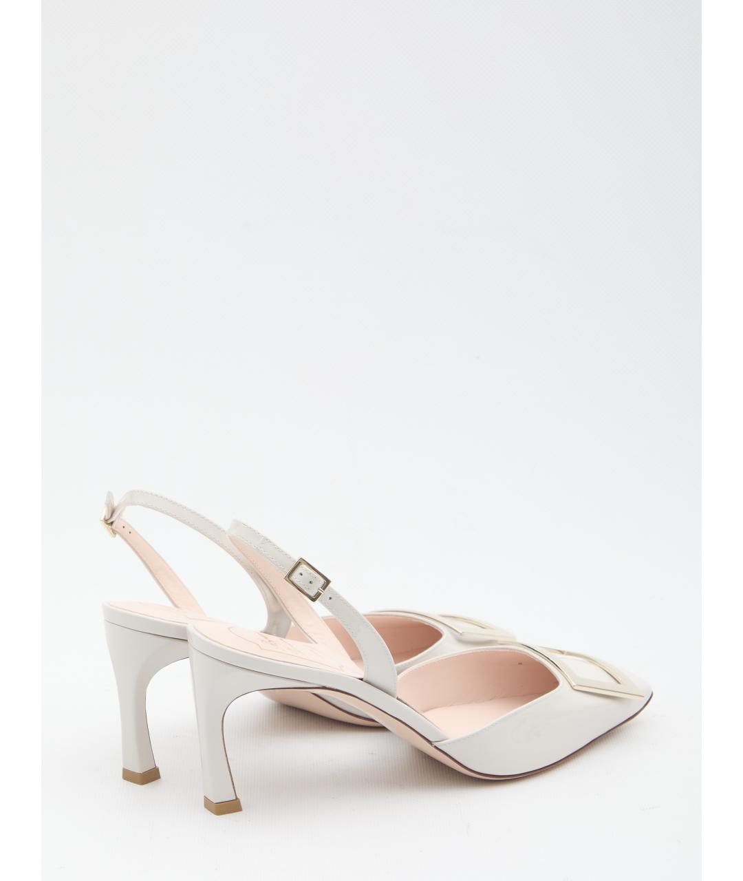 ROGER VIVIER Серые кожаные туфли, фото 3