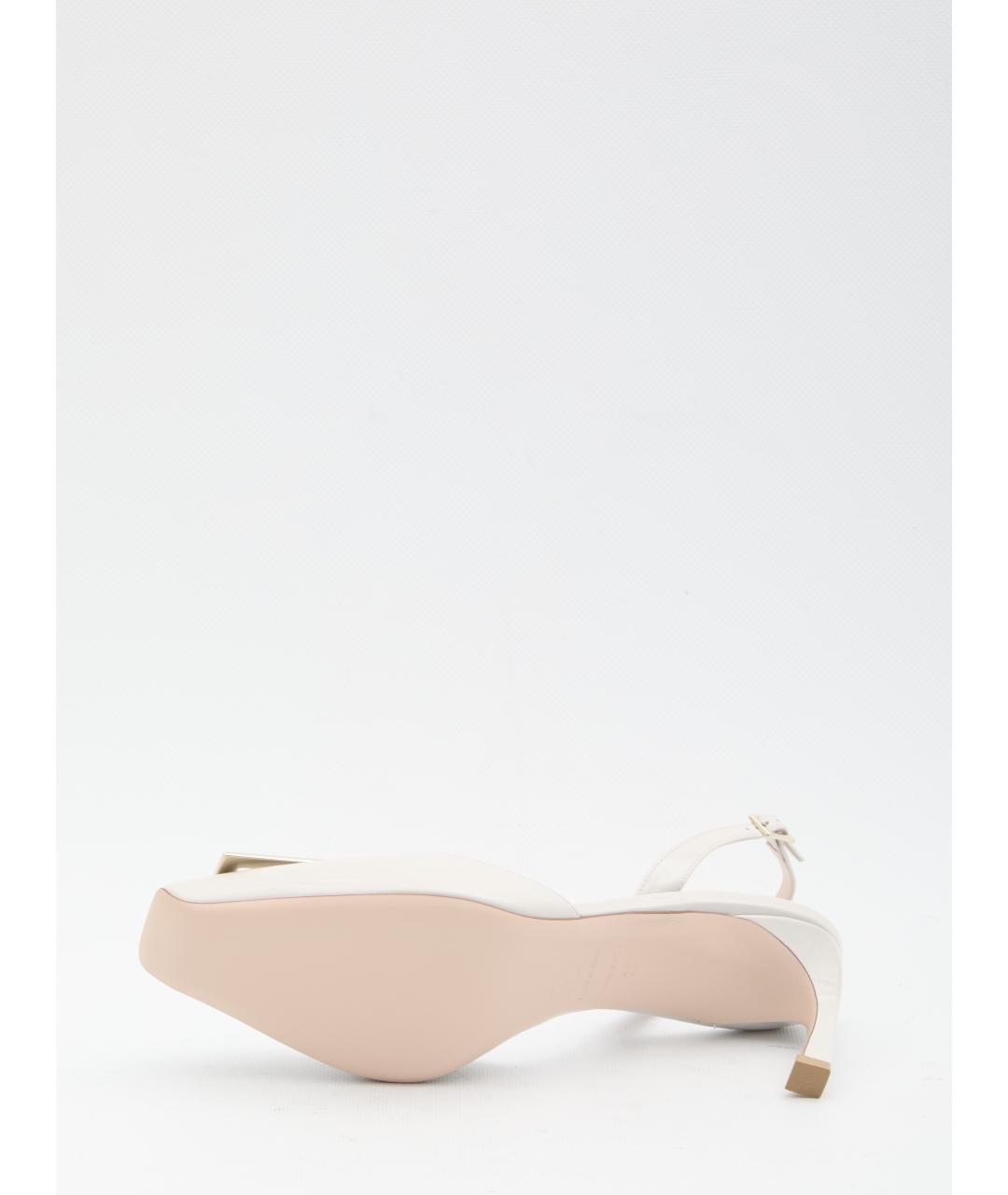 ROGER VIVIER Серые кожаные туфли, фото 4