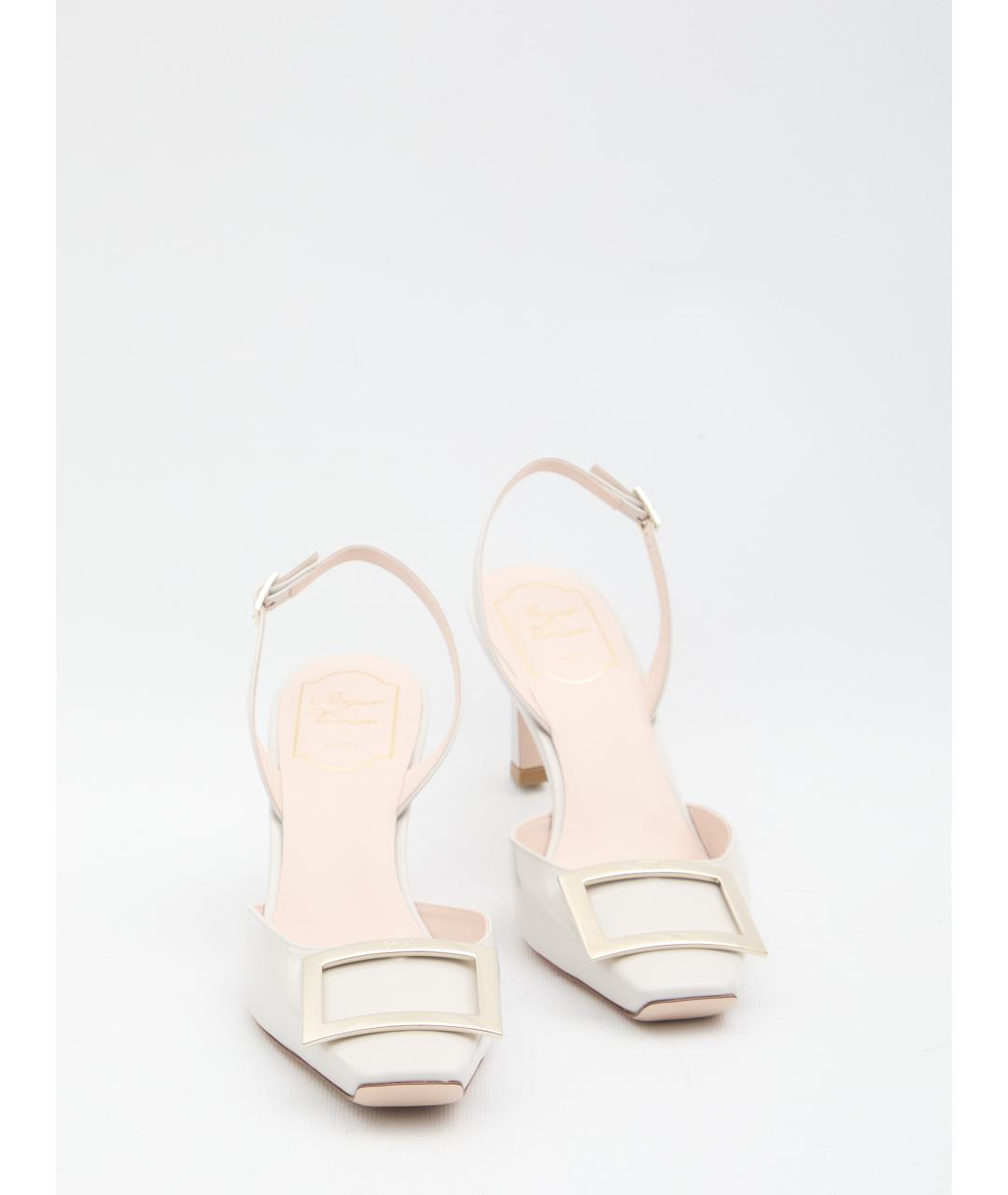 ROGER VIVIER Серые кожаные туфли, фото 5