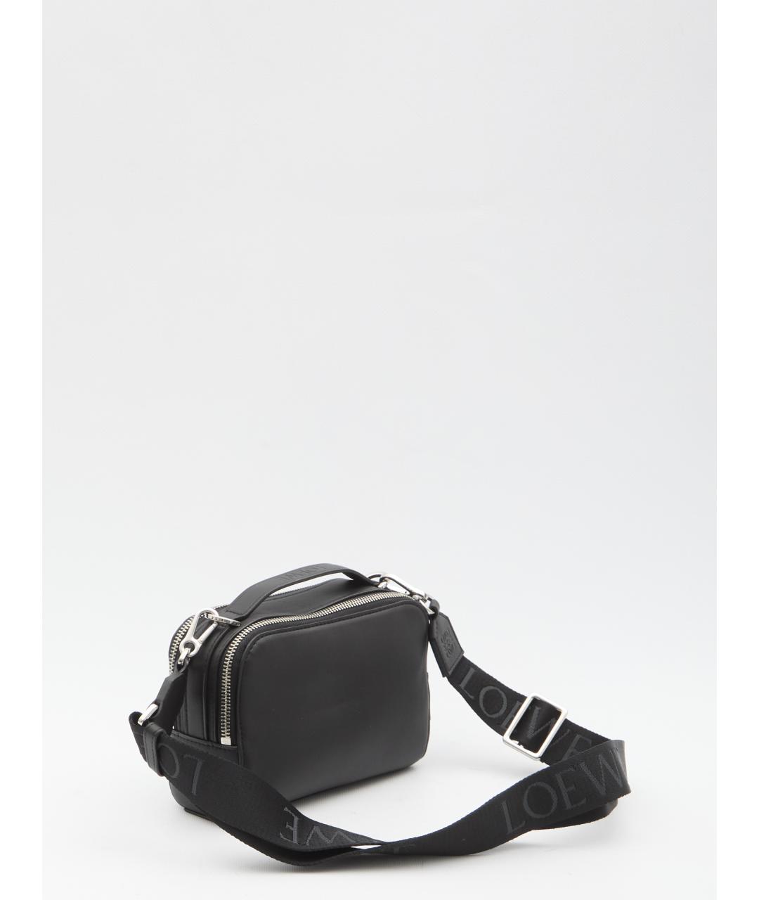 LOEWE Черная кожаная сумка на плечо, фото 2