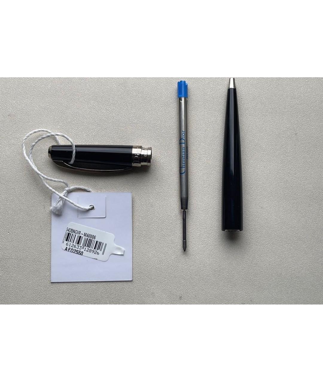 CHRISTIAN DIOR Черная металлическая шариковая ручка, фото 4