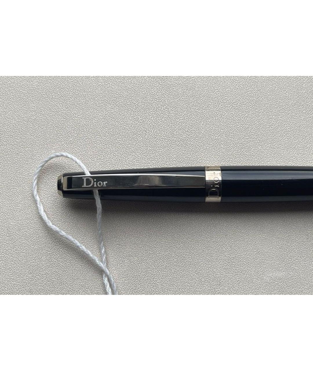 CHRISTIAN DIOR Черная металлическая шариковая ручка, фото 3