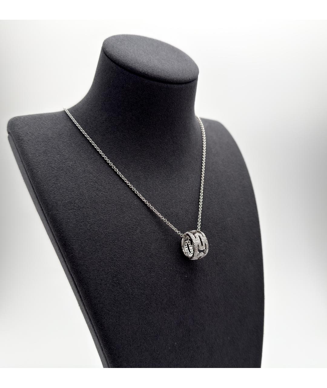 BVLGARI Серебряное колье из белого золота, фото 4