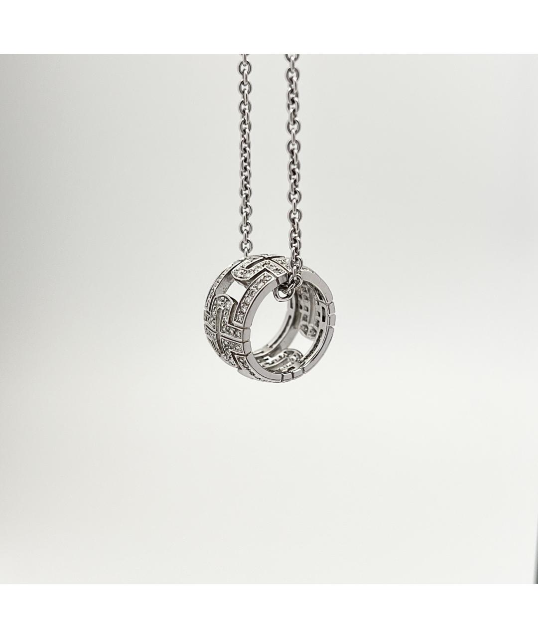 BVLGARI Серебряное колье из белого золота, фото 6
