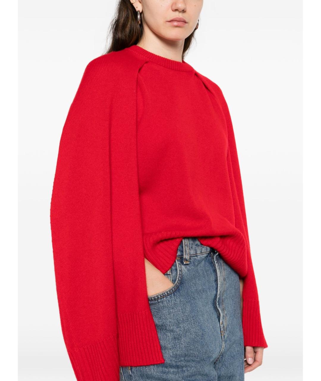 TOTEME Красный кашемировый джемпер / свитер, фото 2