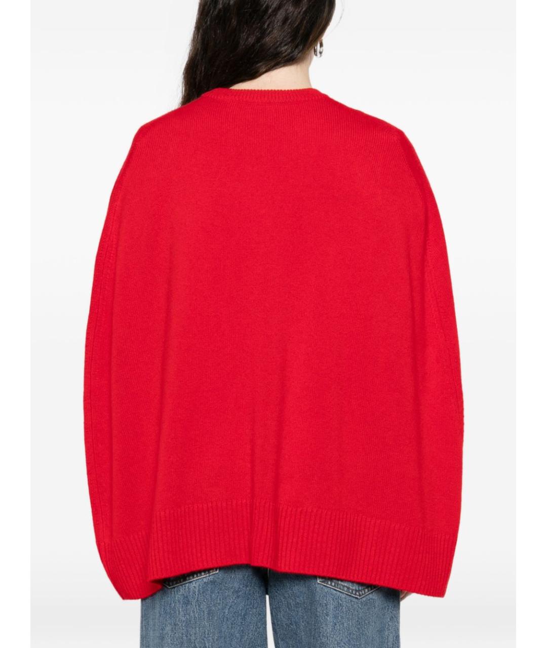 TOTEME Красный кашемировый джемпер / свитер, фото 3