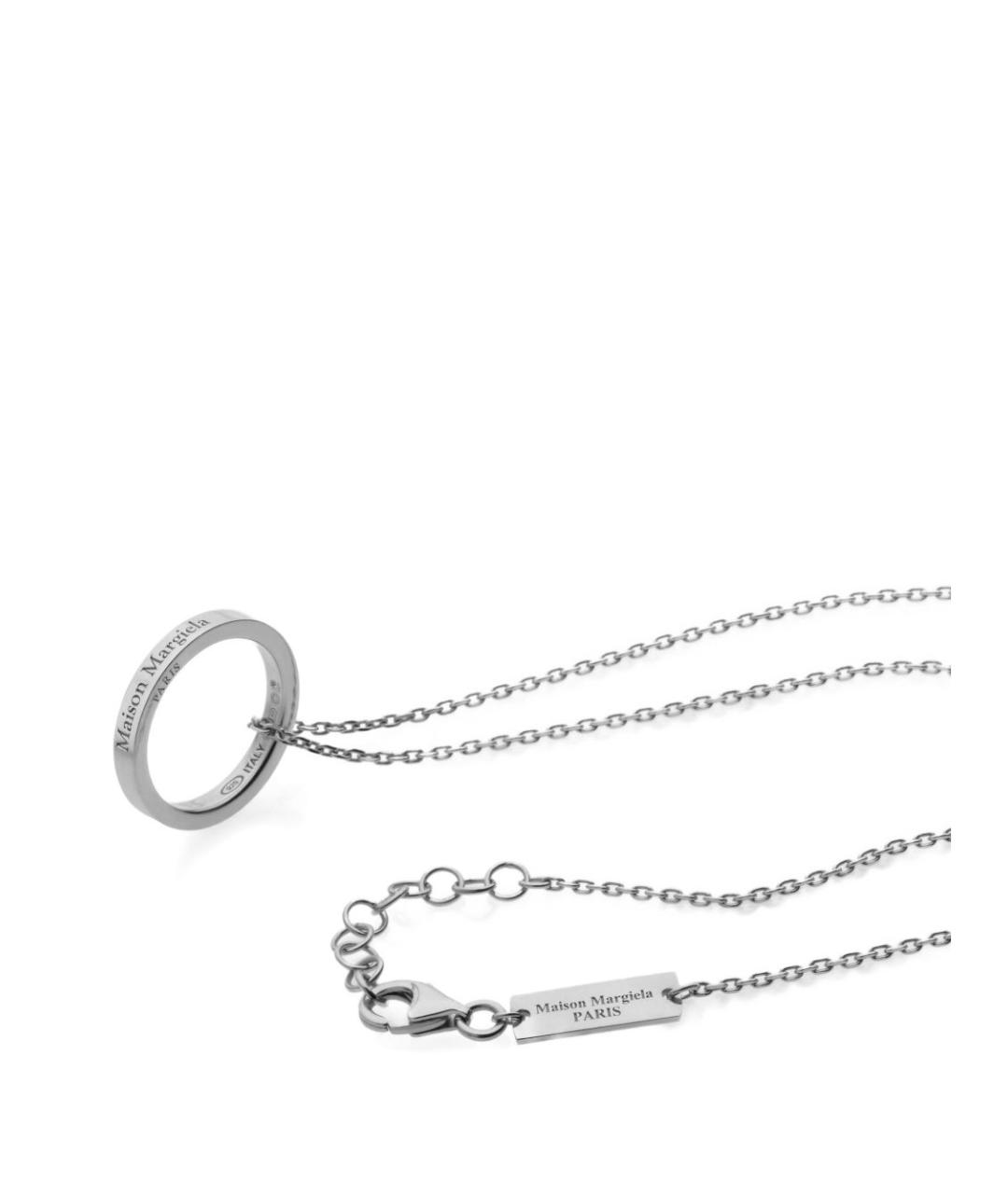 MAISON MARGIELA Серебряная металлическая цепочка/подвеска, фото 2