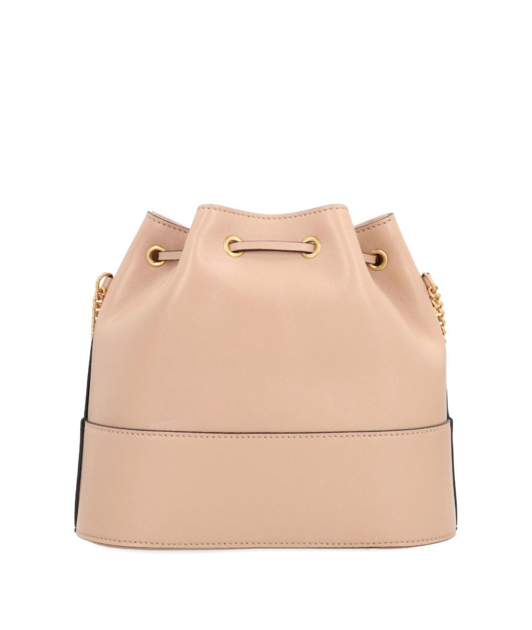 VALENTINO Розовая кожаная сумка тоут, фото 5