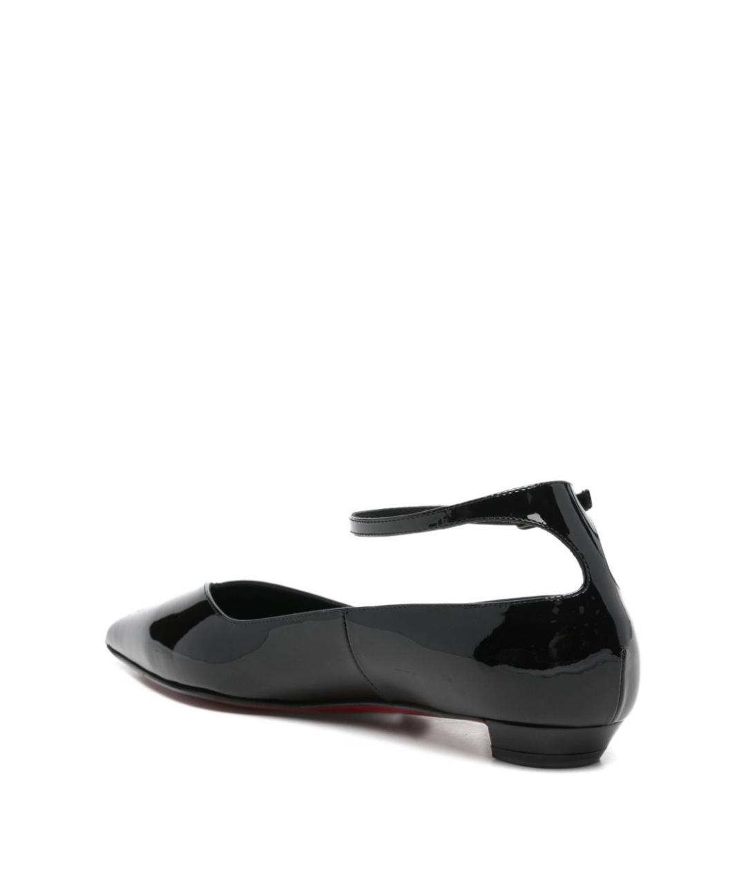 CHRISTIAN LOUBOUTIN Черные балетки, фото 3