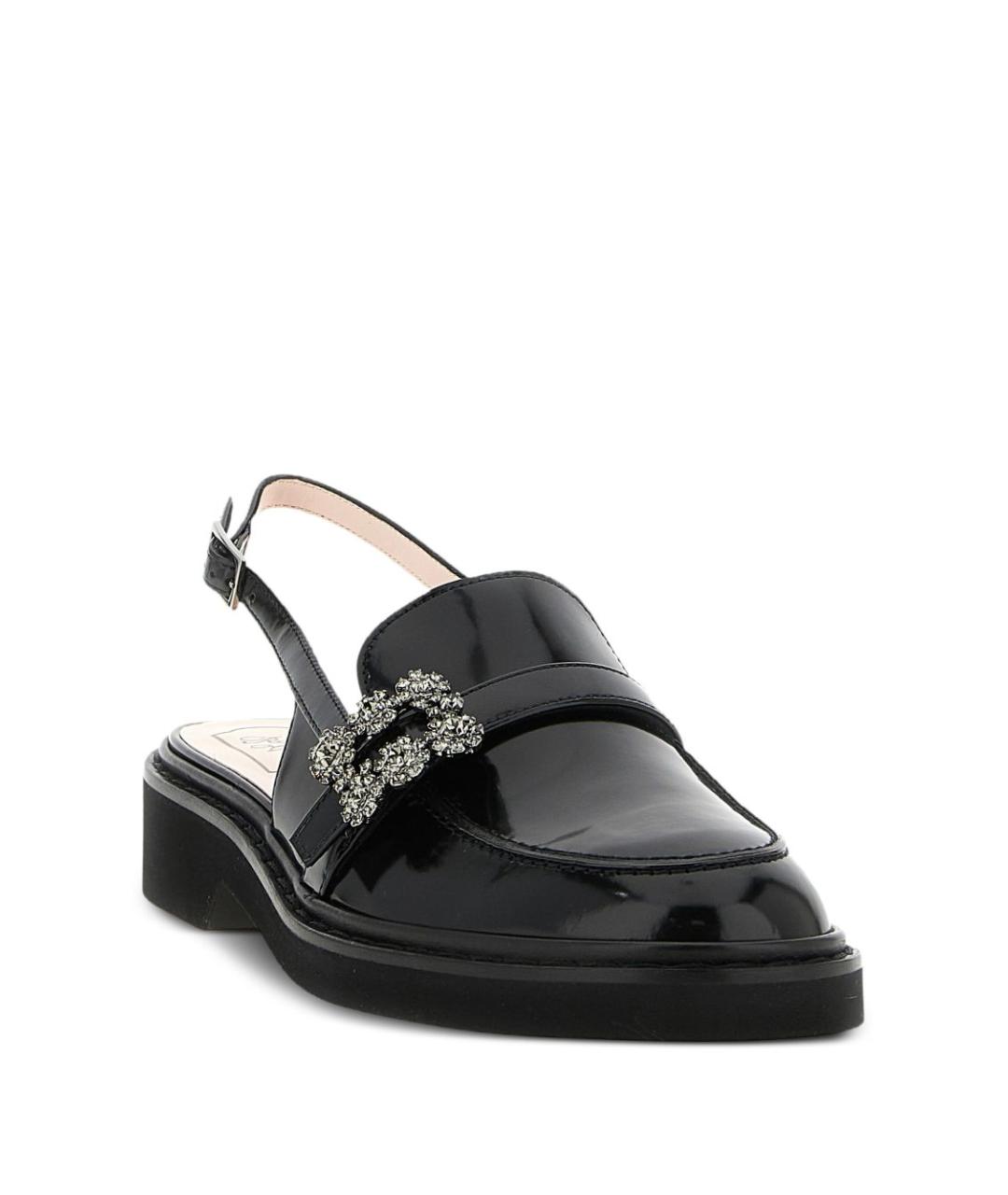 ROGER VIVIER Черные балетки из лакированной кожи, фото 2