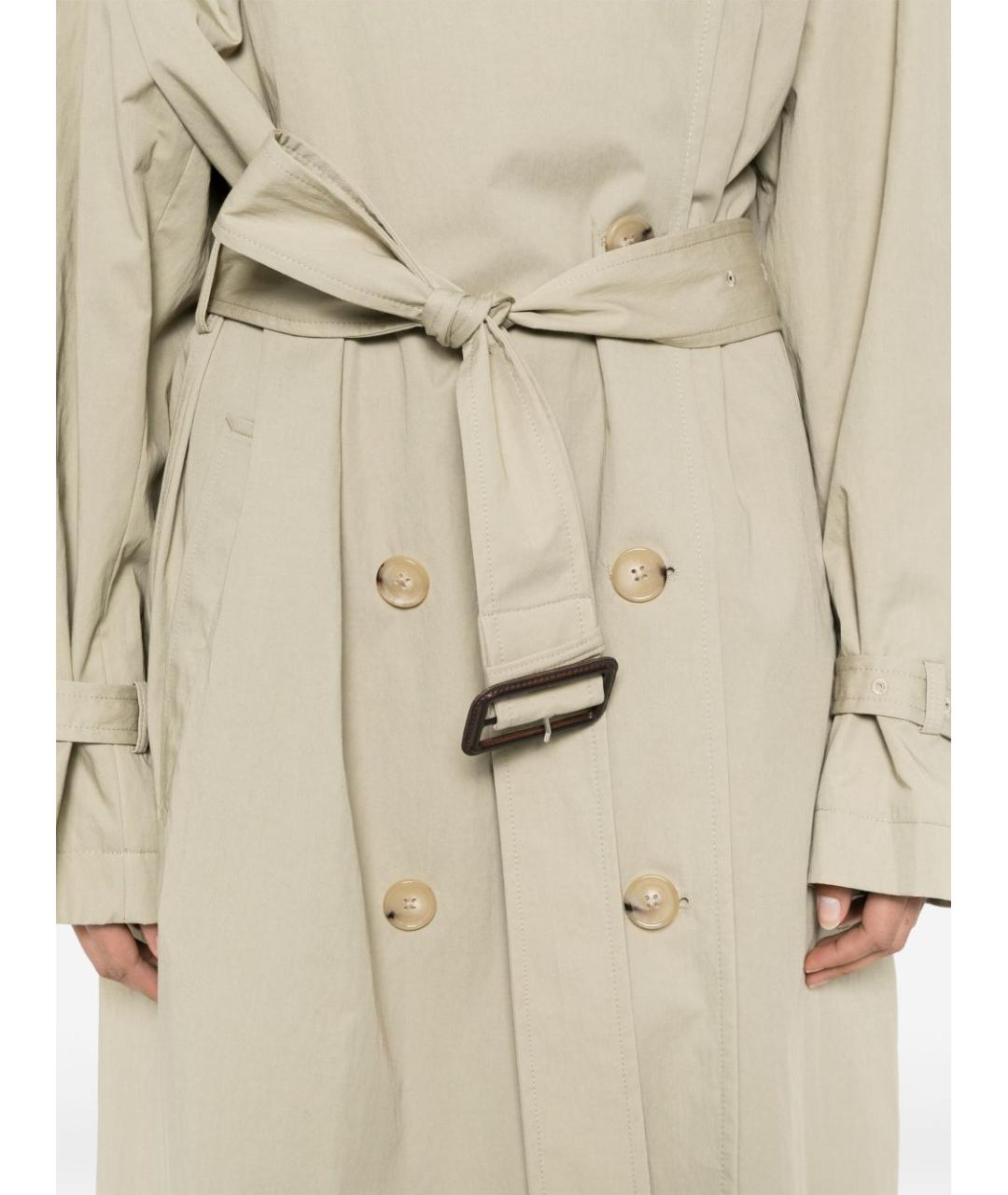 TOTEME Бежевый хлопковый тренч/плащ, фото 2