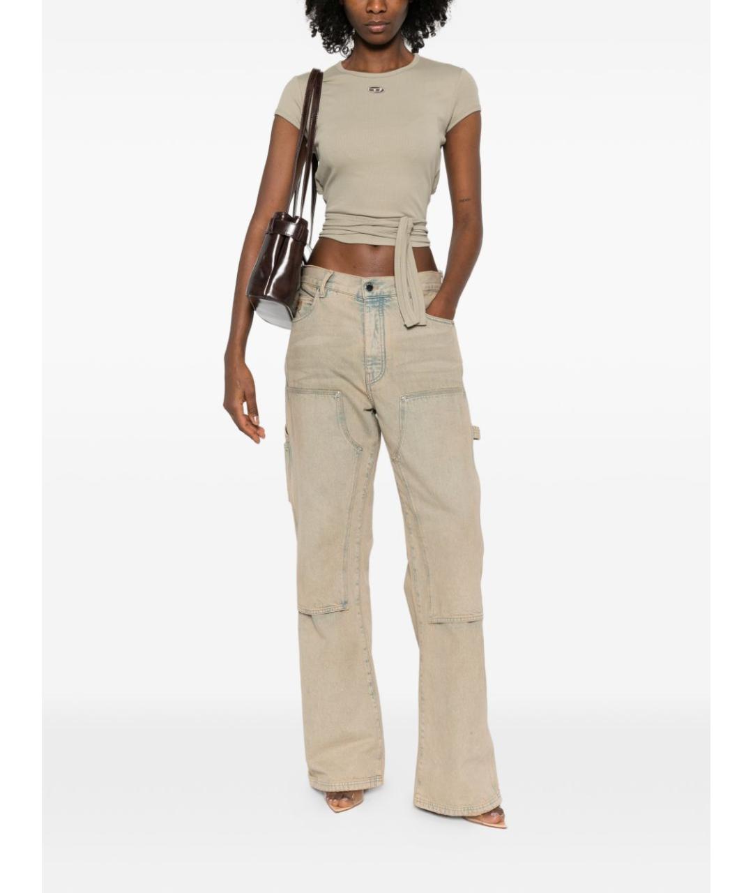 DIESEL Бежевая футболка, фото 2