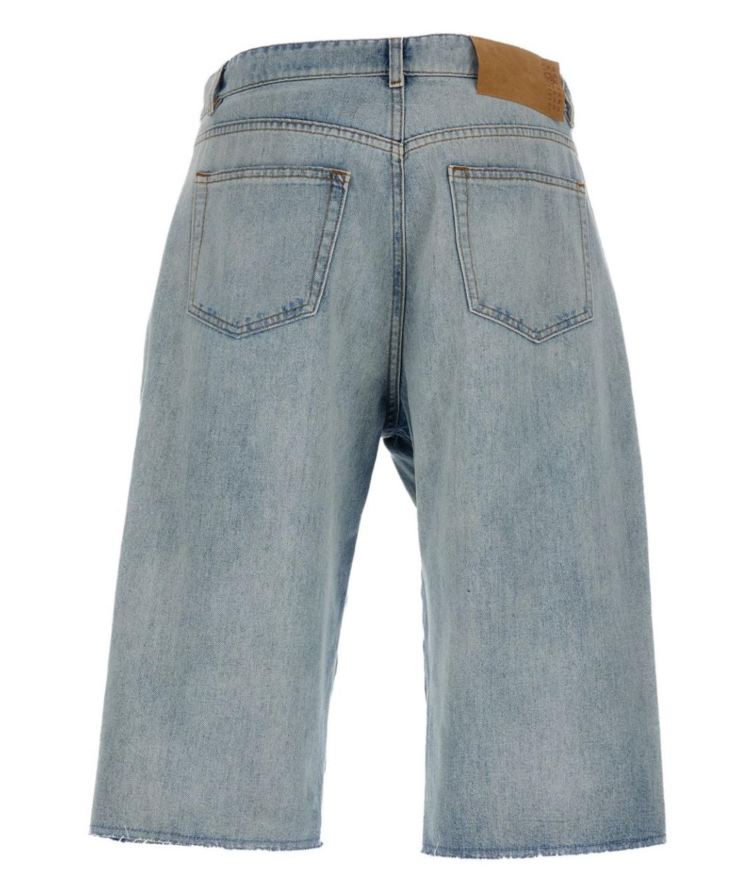 MM6 MAISON MARGIELA Серые хлопковые прямые джинсы, фото 3