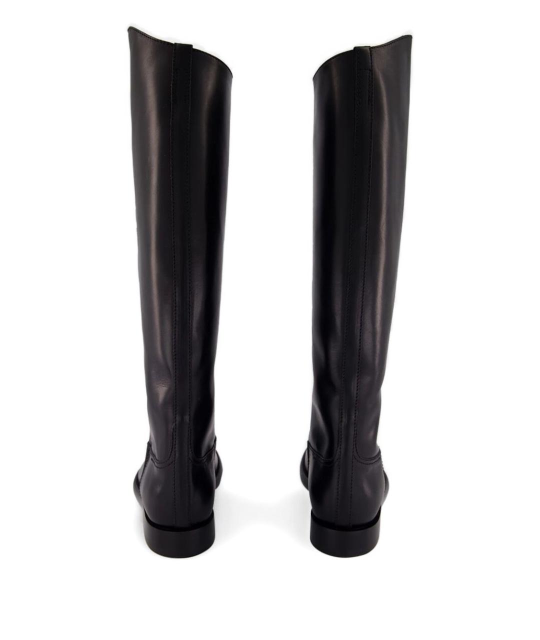 PARIS TEXAS Черные кожаные сапоги, фото 5