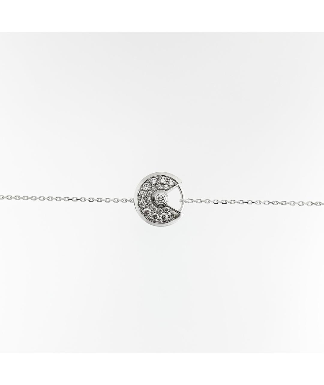 CARTIER Серебрянный браслет из белого золота, фото 4