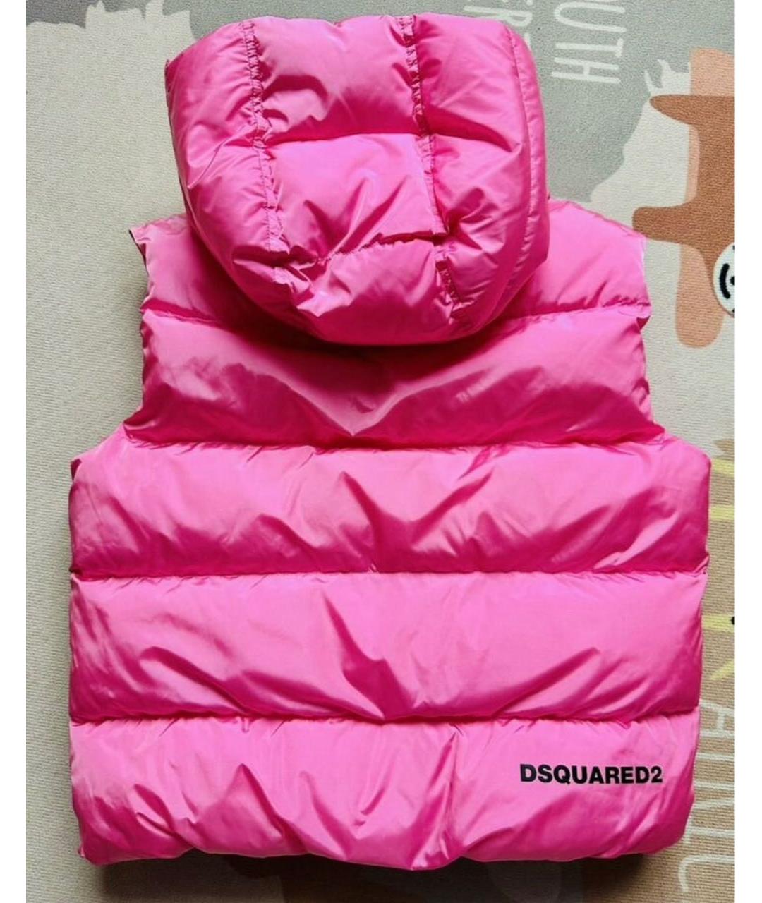 DSQUARED2 Розовый жакет / жилет, фото 2