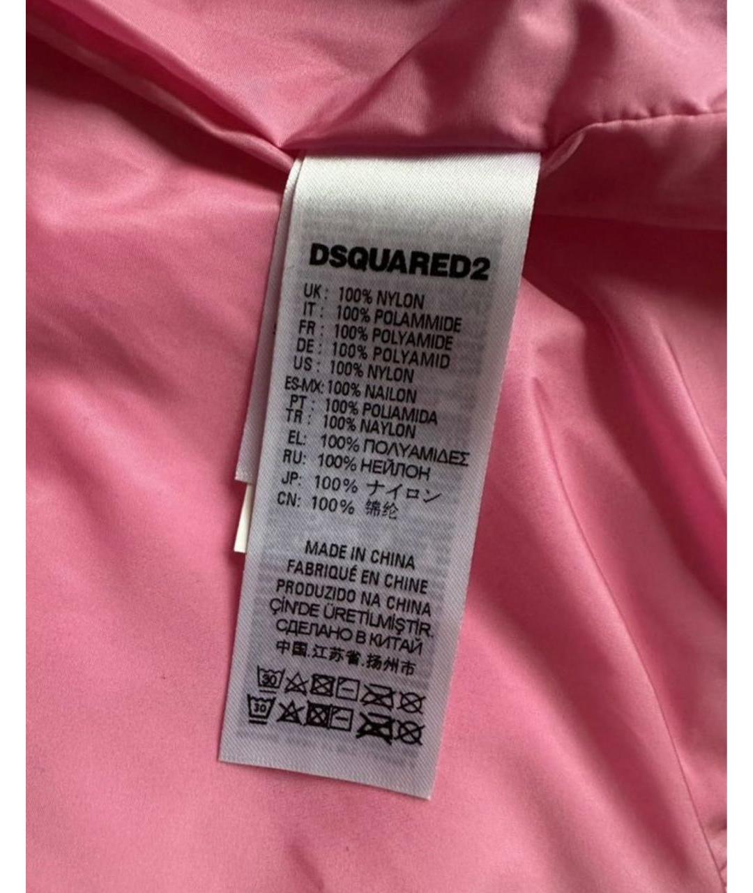 DSQUARED2 Розовый жакет / жилет, фото 6