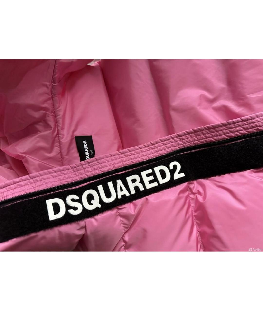 DSQUARED2 Розовый жакет / жилет, фото 3
