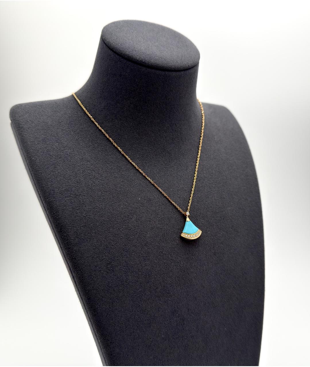 BVLGARI Золотое колье из желтого золота, фото 2