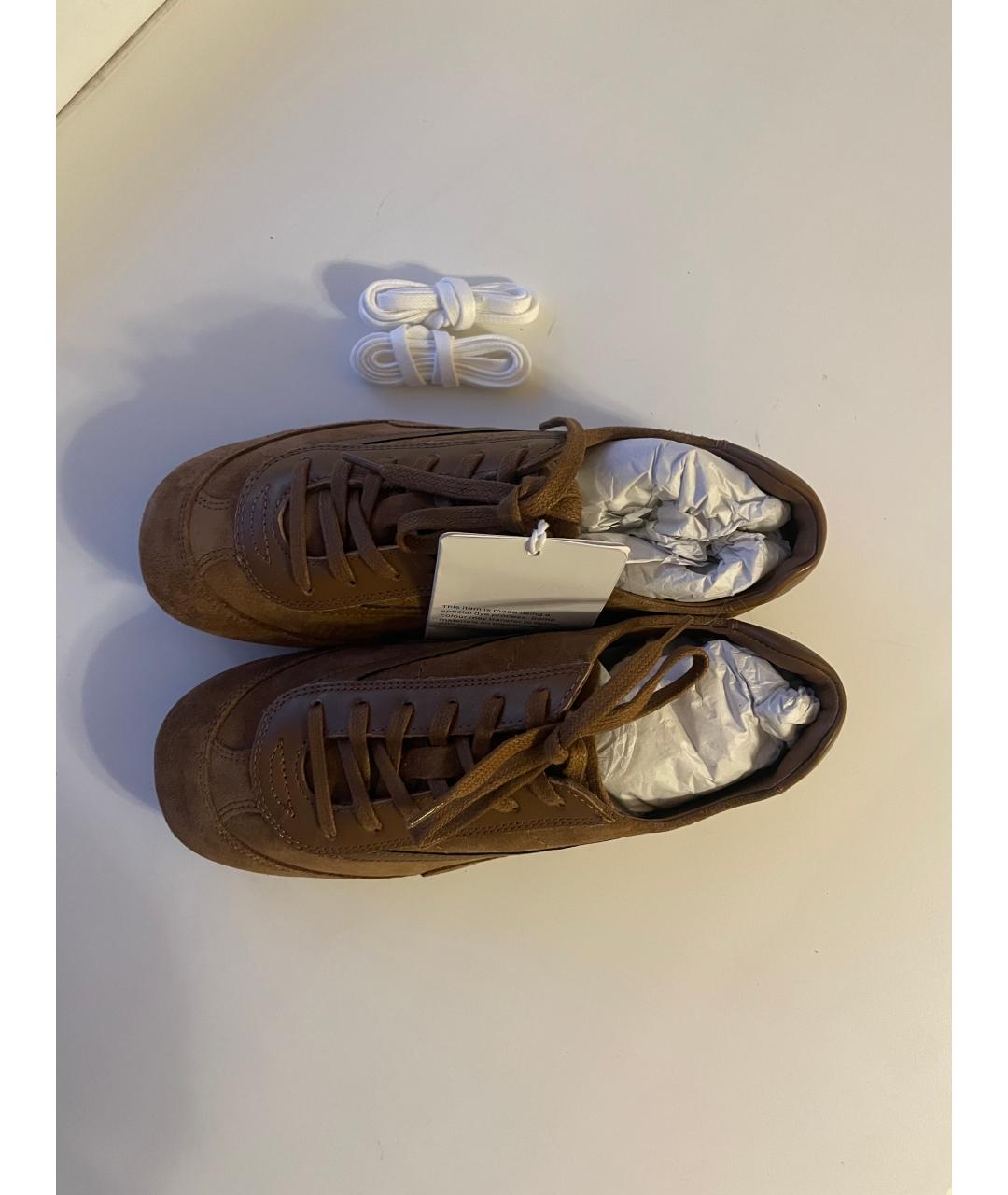 COS Коричневые замшевые кеды, фото 9