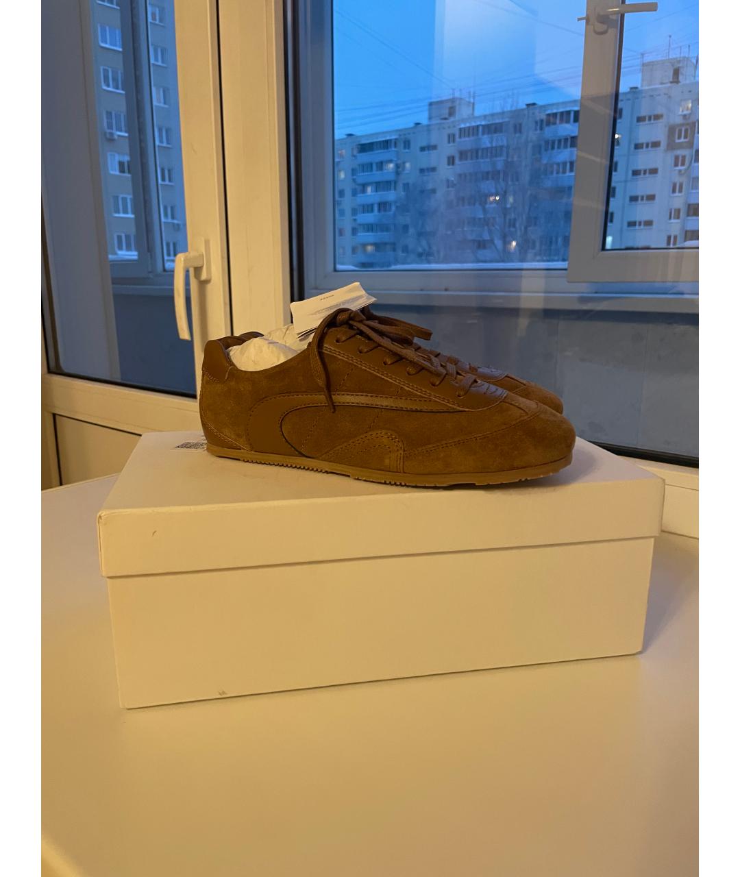 COS Коричневые замшевые кеды, фото 7