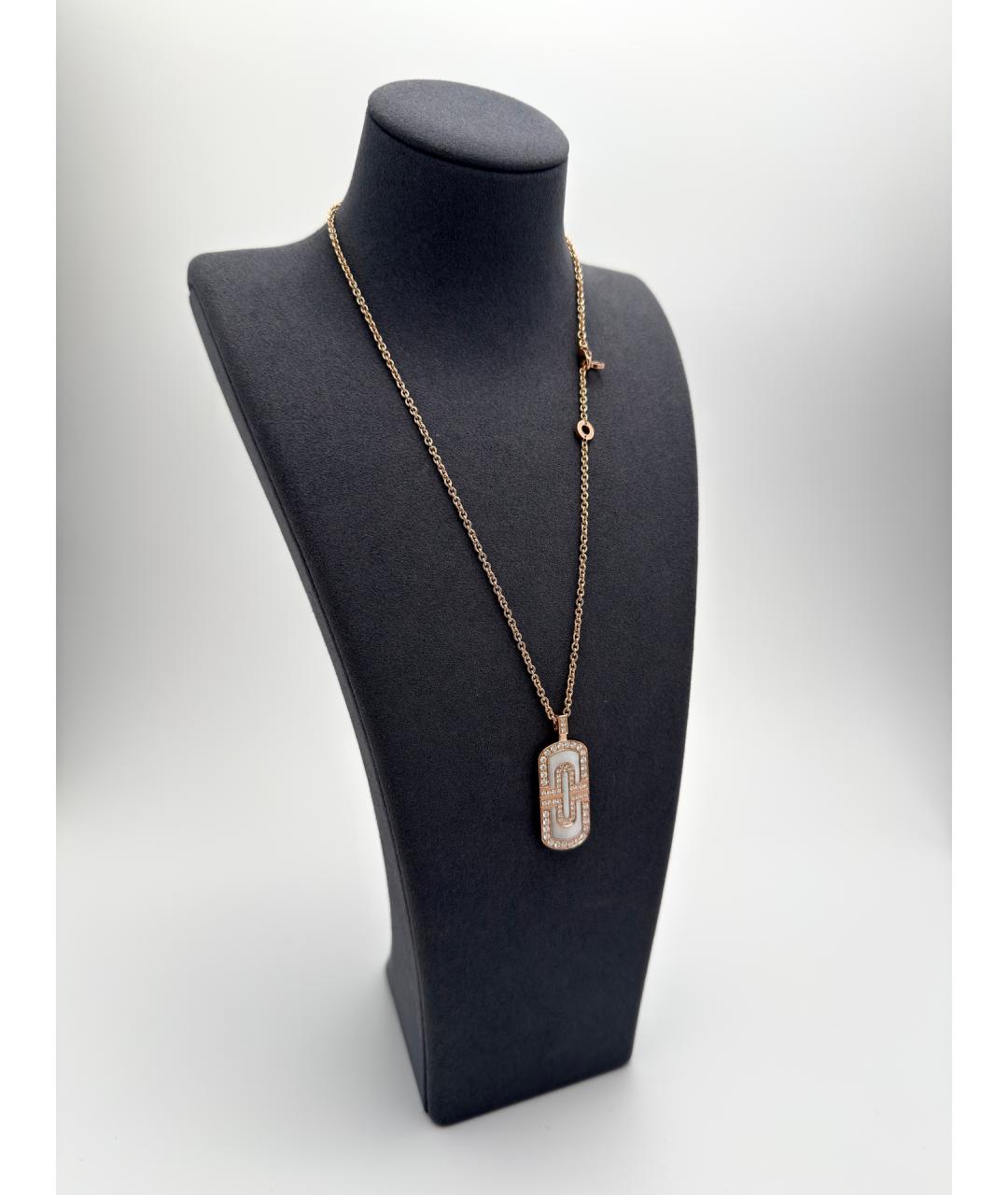 BVLGARI Золотое колье из розового золота, фото 3