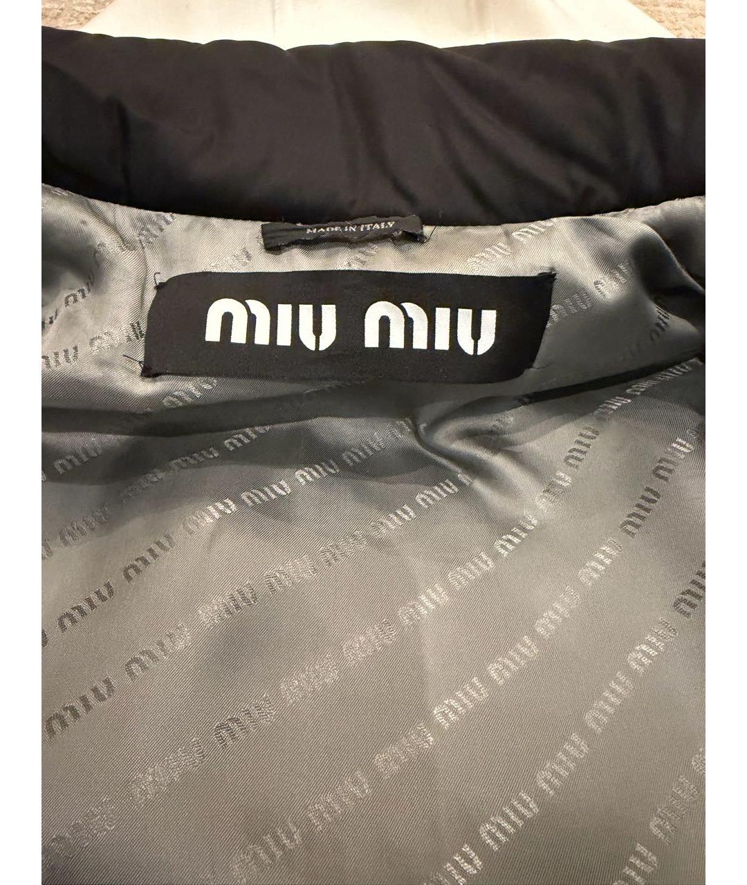 MIU MIU Черный пуховик, фото 3