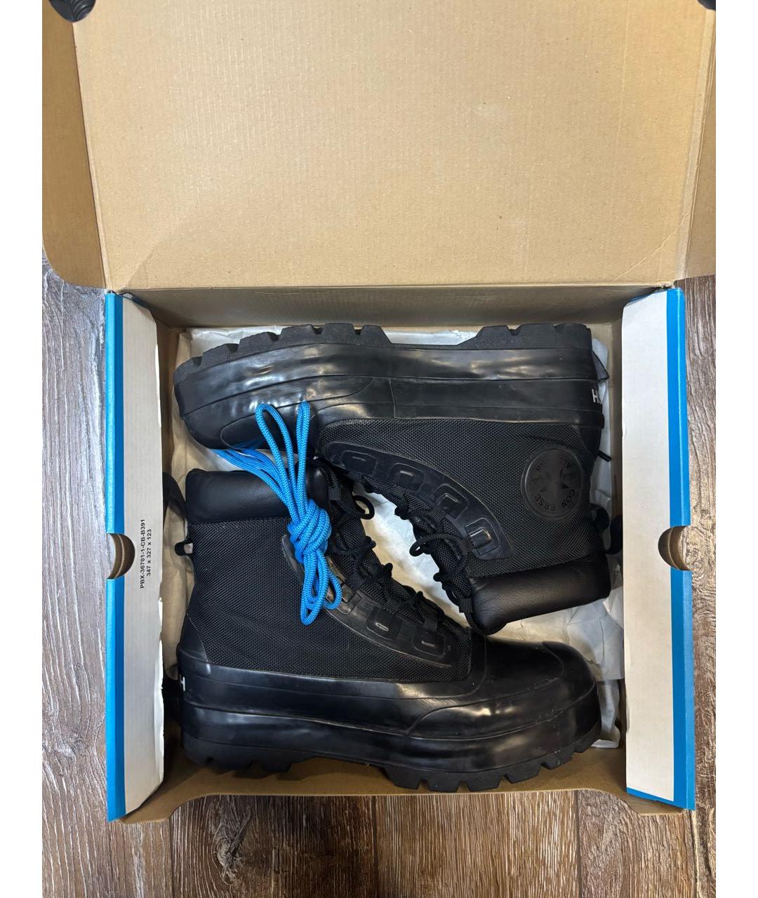 AMBUSH Черные резиновые высокие ботинки, фото 4