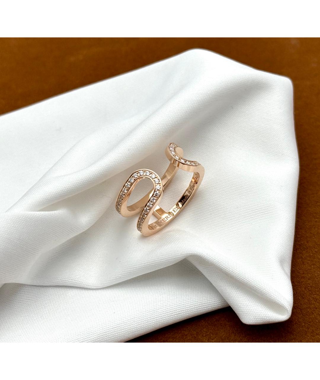 HERMES Золотое кольцо из розового золота, фото 3